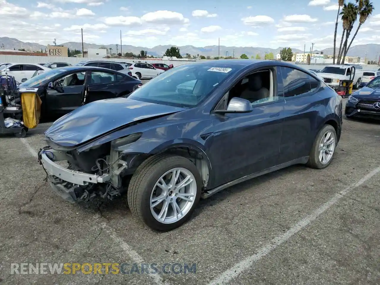 1 Photograph of a damaged car 7SAYGDEE1PF638220 TESLA MODEL Y 2023