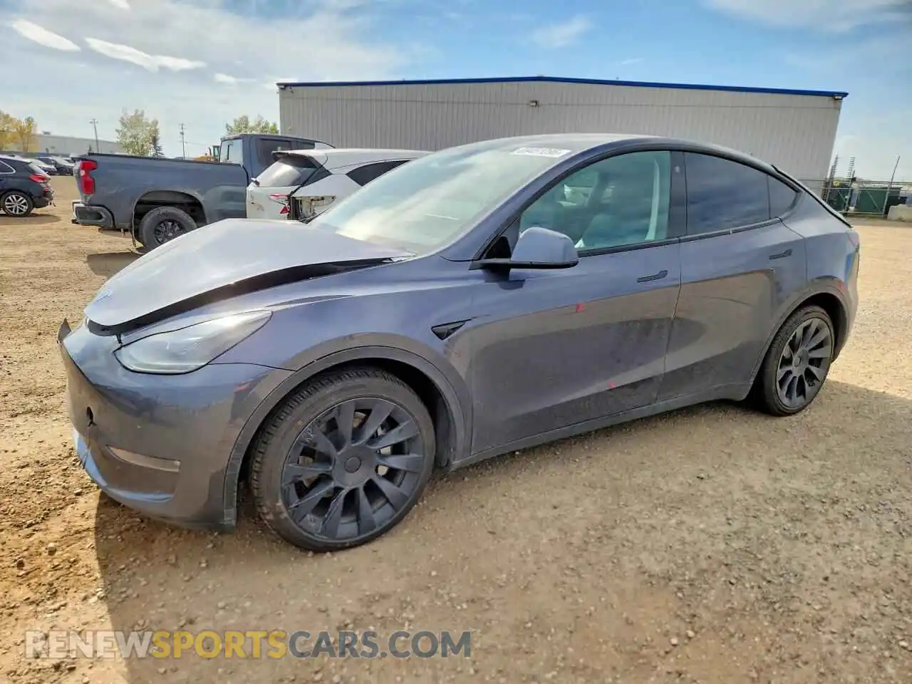 1 Photograph of a damaged car 7SAYGDEE1PF647838 TESLA MODEL Y 2023