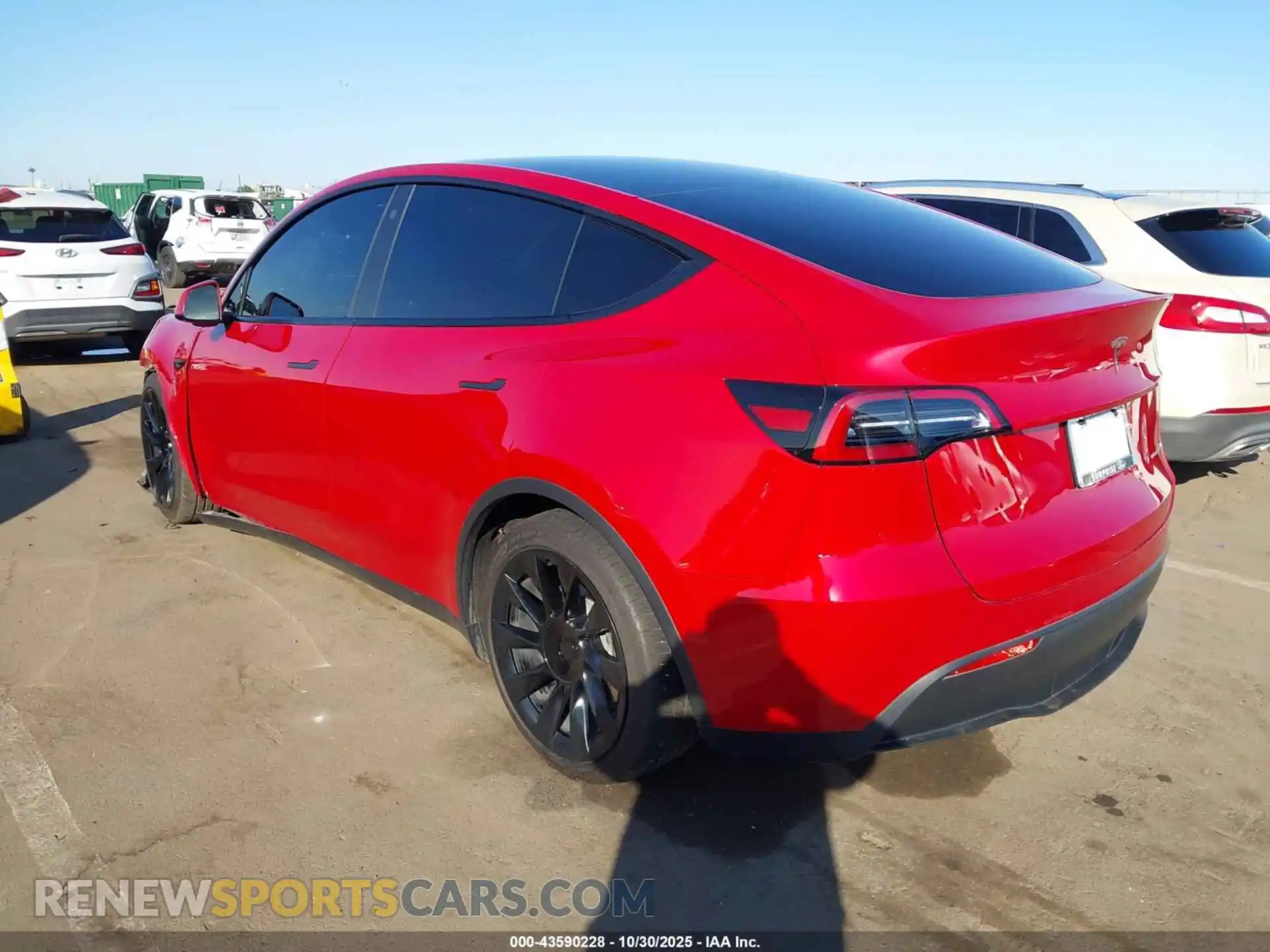 3 Photograph of a damaged car 7SAYGDEE1PF668687 TESLA MODEL Y 2023