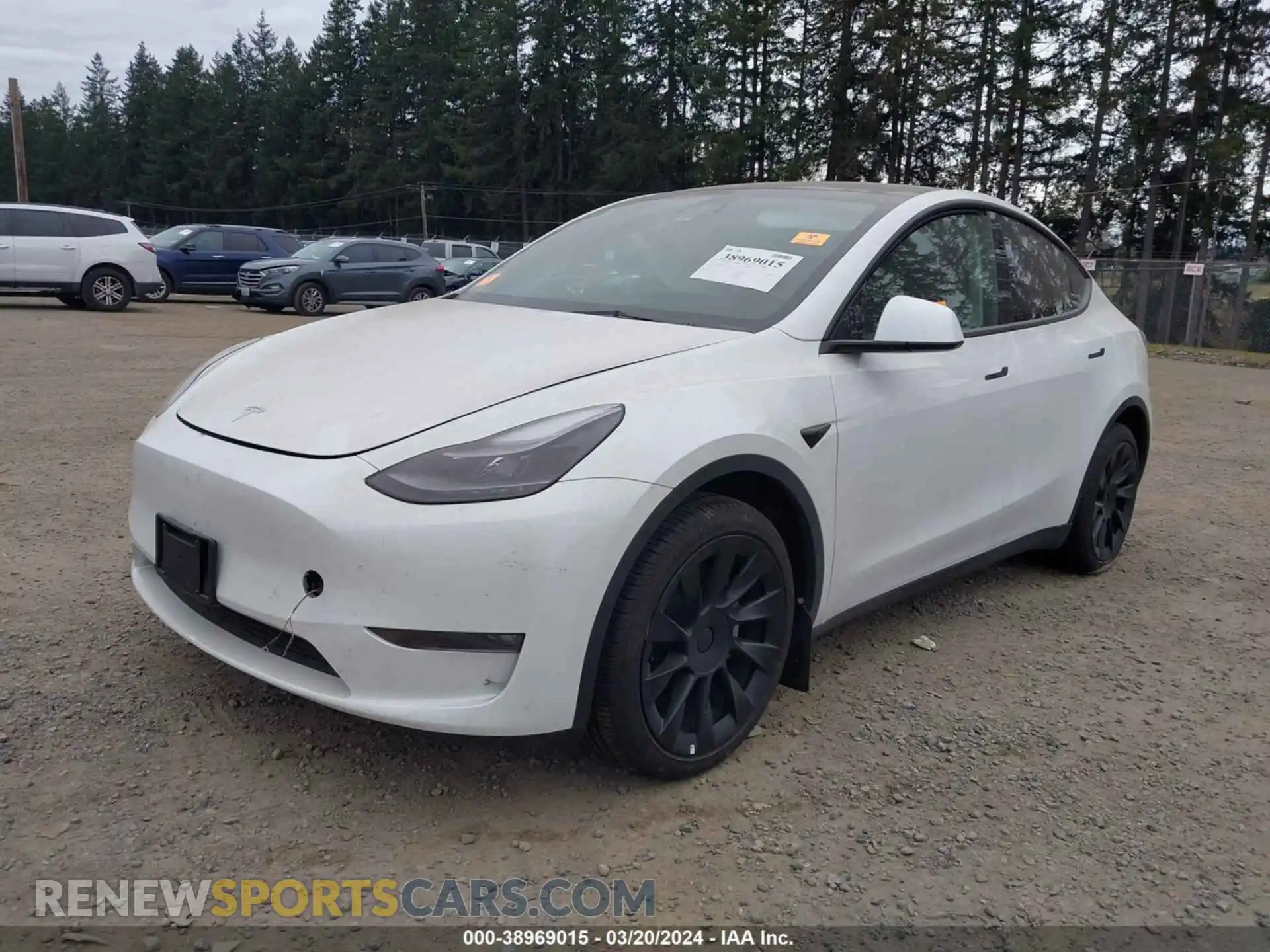 2 Photograph of a damaged car 7SAYGDEE1PF676157 TESLA MODEL Y 2023