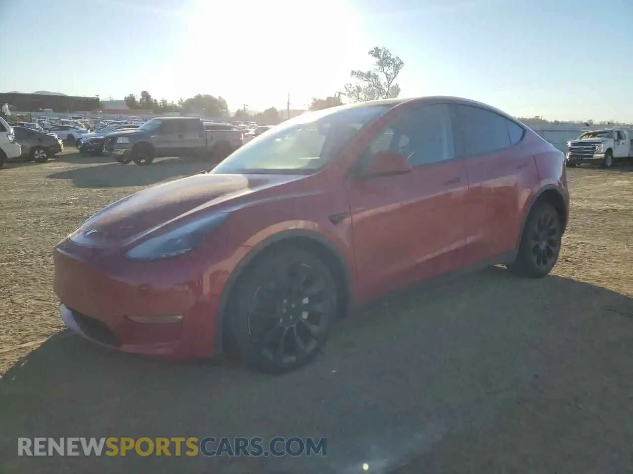 1 Photograph of a damaged car 7SAYGDEE1PF697297 TESLA MODEL Y 2023