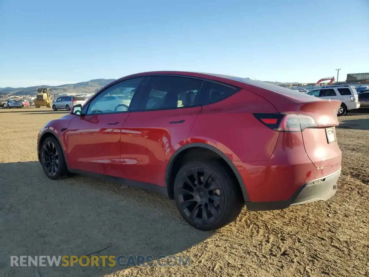2 Photograph of a damaged car 7SAYGDEE1PF697297 TESLA MODEL Y 2023