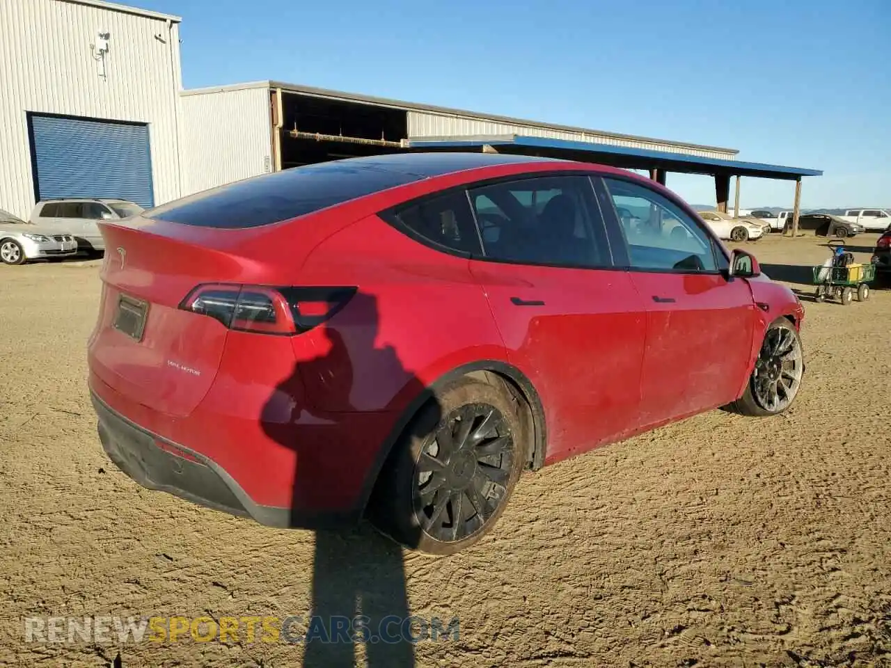 3 Photograph of a damaged car 7SAYGDEE1PF697297 TESLA MODEL Y 2023