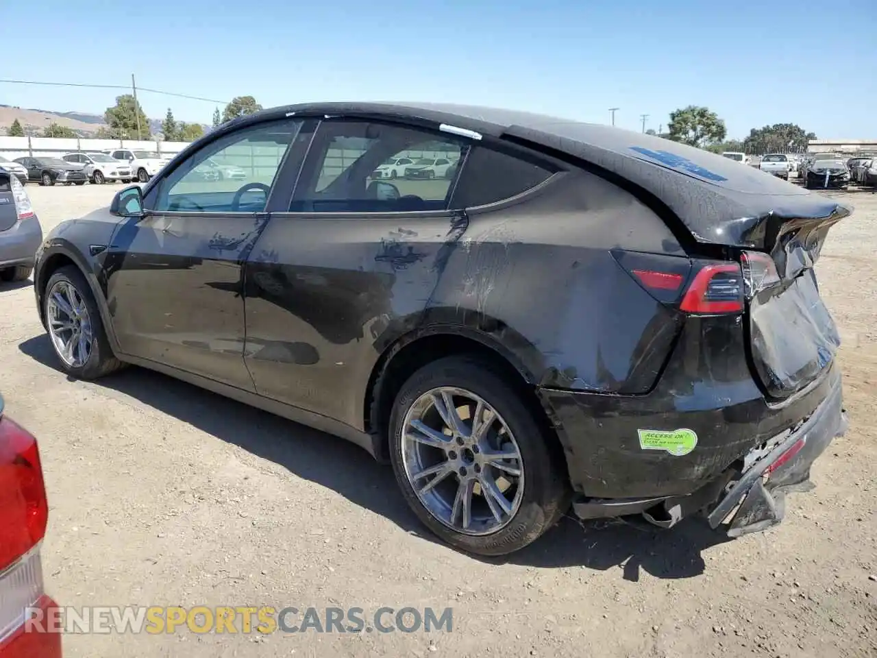 2 Photograph of a damaged car 7SAYGDEE1PF715569 TESLA MODEL Y 2023