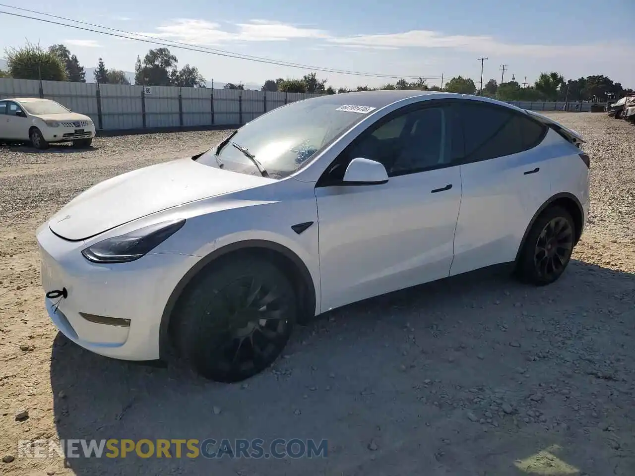 1 Photograph of a damaged car 7SAYGDEE1PF747437 TESLA MODEL Y 2023