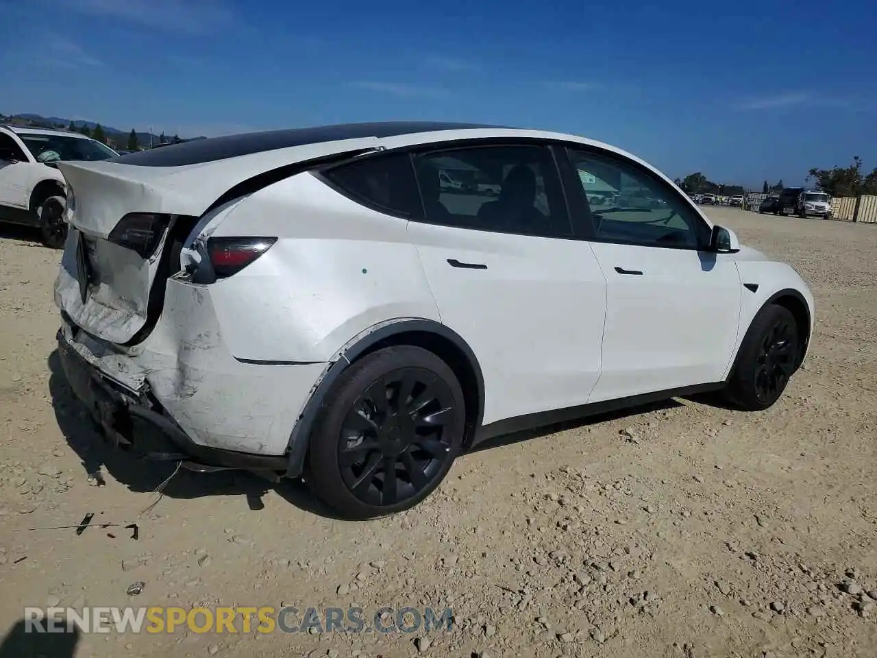 3 Photograph of a damaged car 7SAYGDEE1PF747437 TESLA MODEL Y 2023