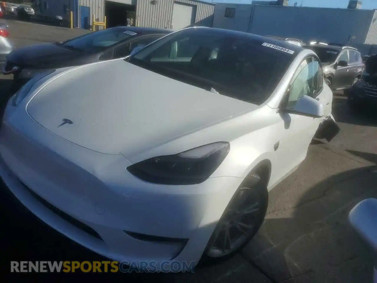 1 Photograph of a damaged car 7SAYGDEE1PF748880 TESLA MODEL Y 2023