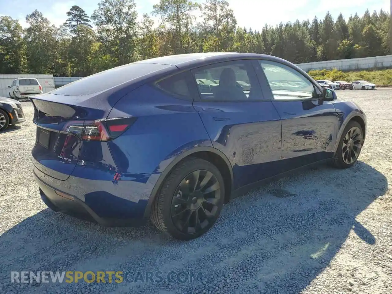 3 fotografías del automóvil dañado 7SAYGDEE1PF758373 TESLA MODEL Y 2023