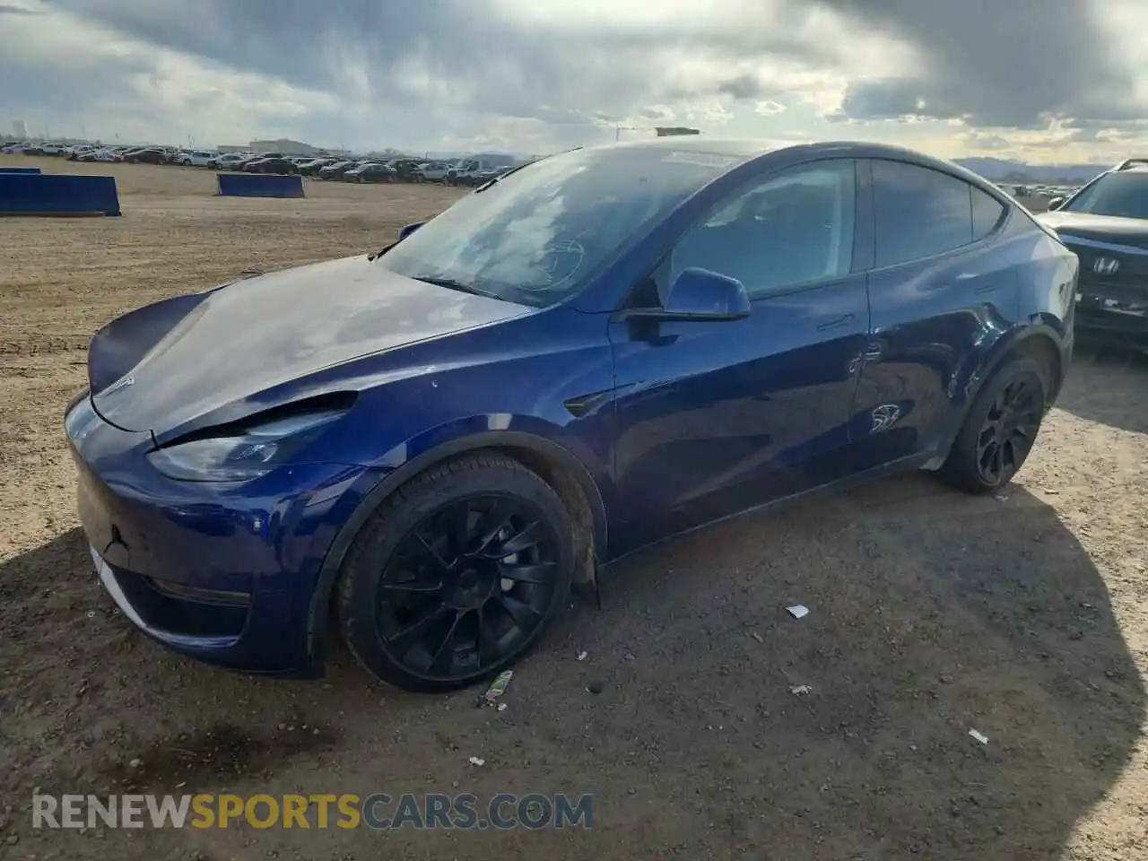 1 Photograph of a damaged car 7SAYGDEE1PF761483 TESLA MODEL Y 2023