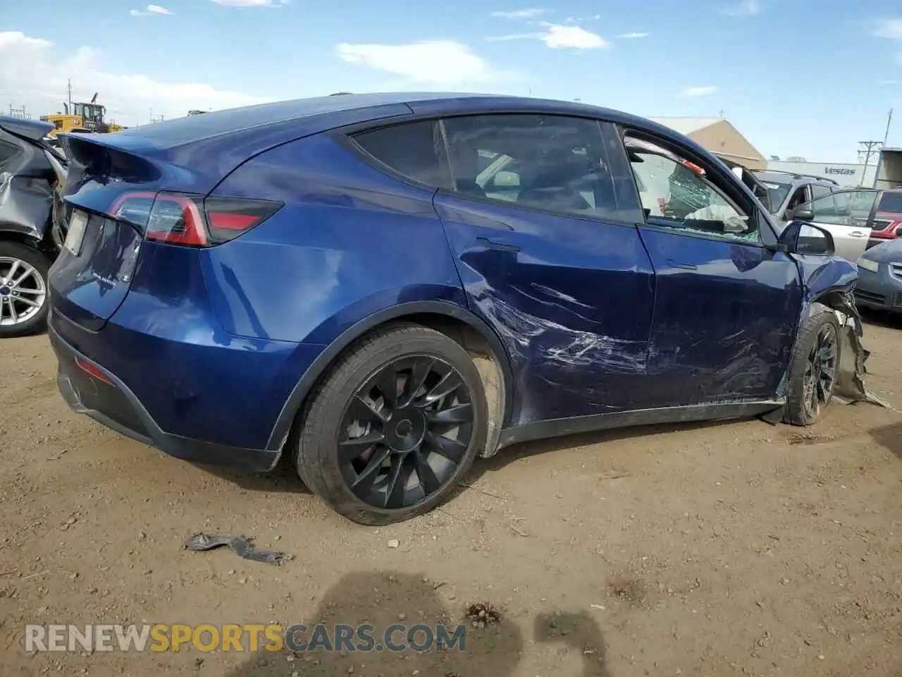 3 Photograph of a damaged car 7SAYGDEE1PF761483 TESLA MODEL Y 2023