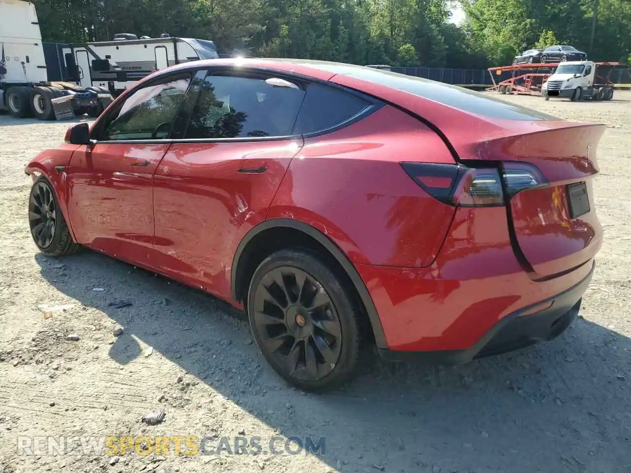 2 Photograph of a damaged car 7SAYGDEE1PF828874 TESLA MODEL Y 2023