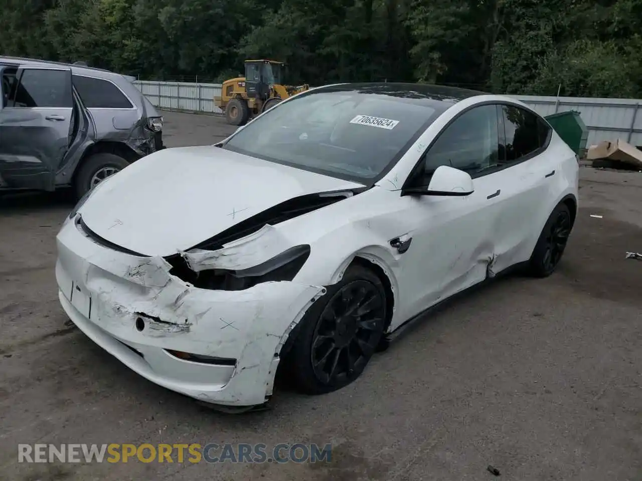 1 Photograph of a damaged car 7SAYGDEE1PF839759 TESLA MODEL Y 2023