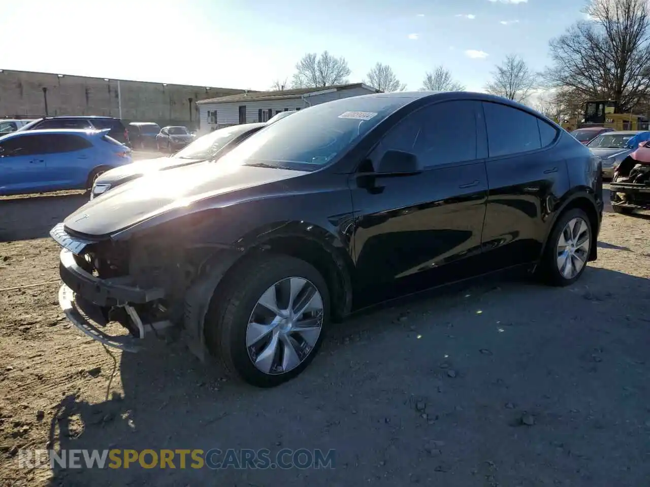 1 Photograph of a damaged car 7SAYGDEE1PF849210 TESLA MODEL Y 2023