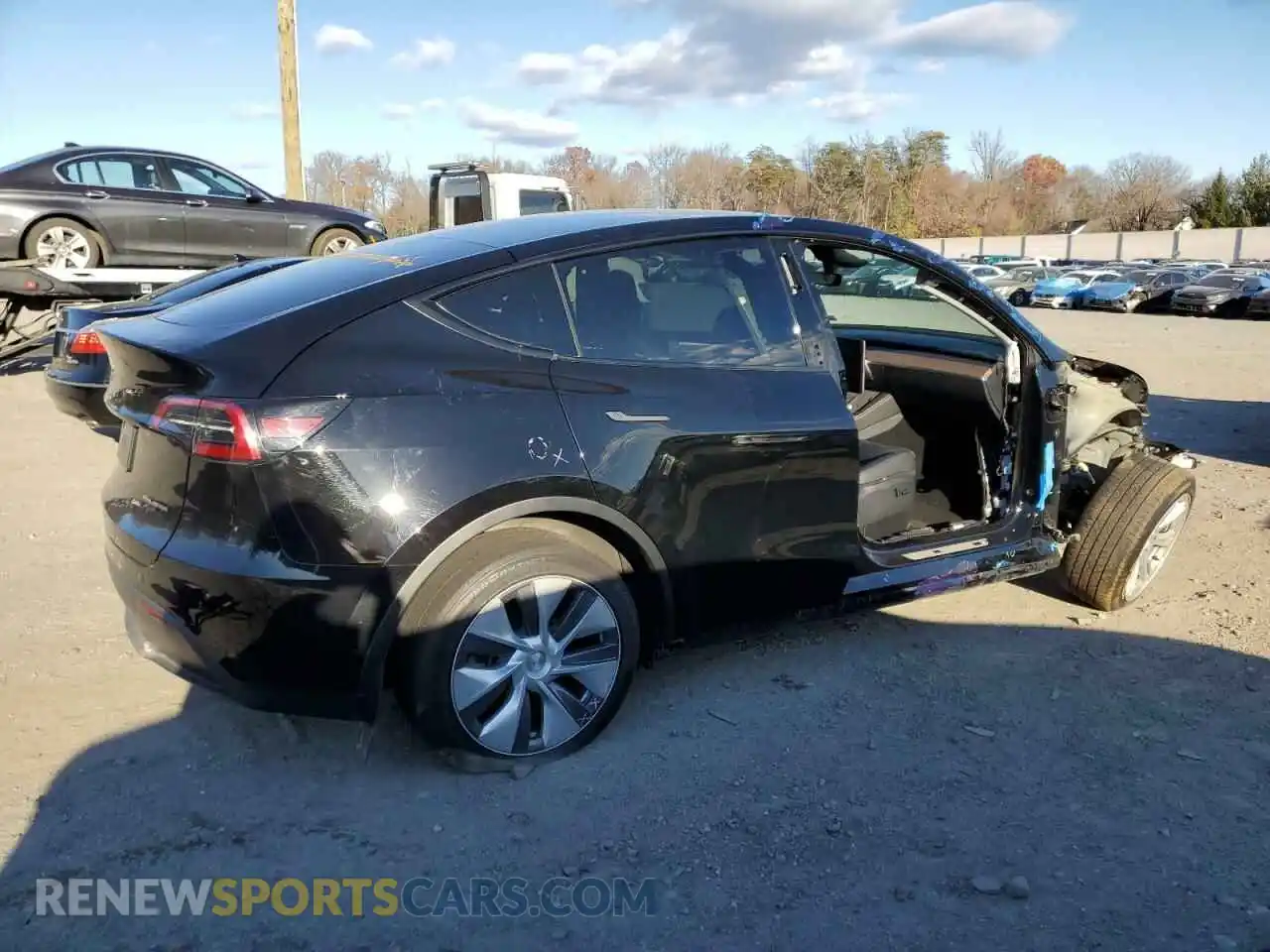 3 Photograph of a damaged car 7SAYGDEE1PF849210 TESLA MODEL Y 2023