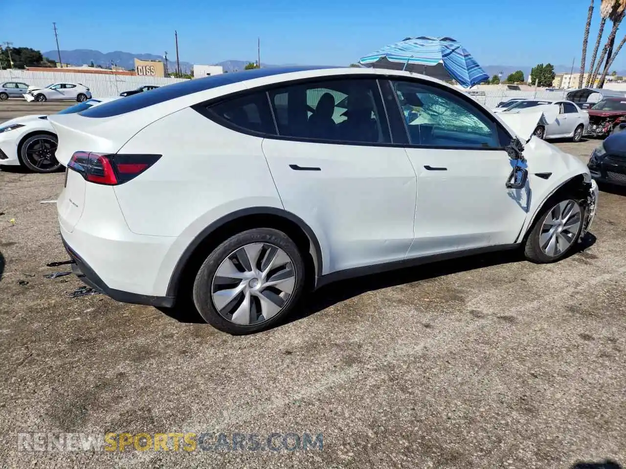 3 fotografías del automóvil dañado 7SAYGDEE1PF879453 TESLA MODEL Y 2023