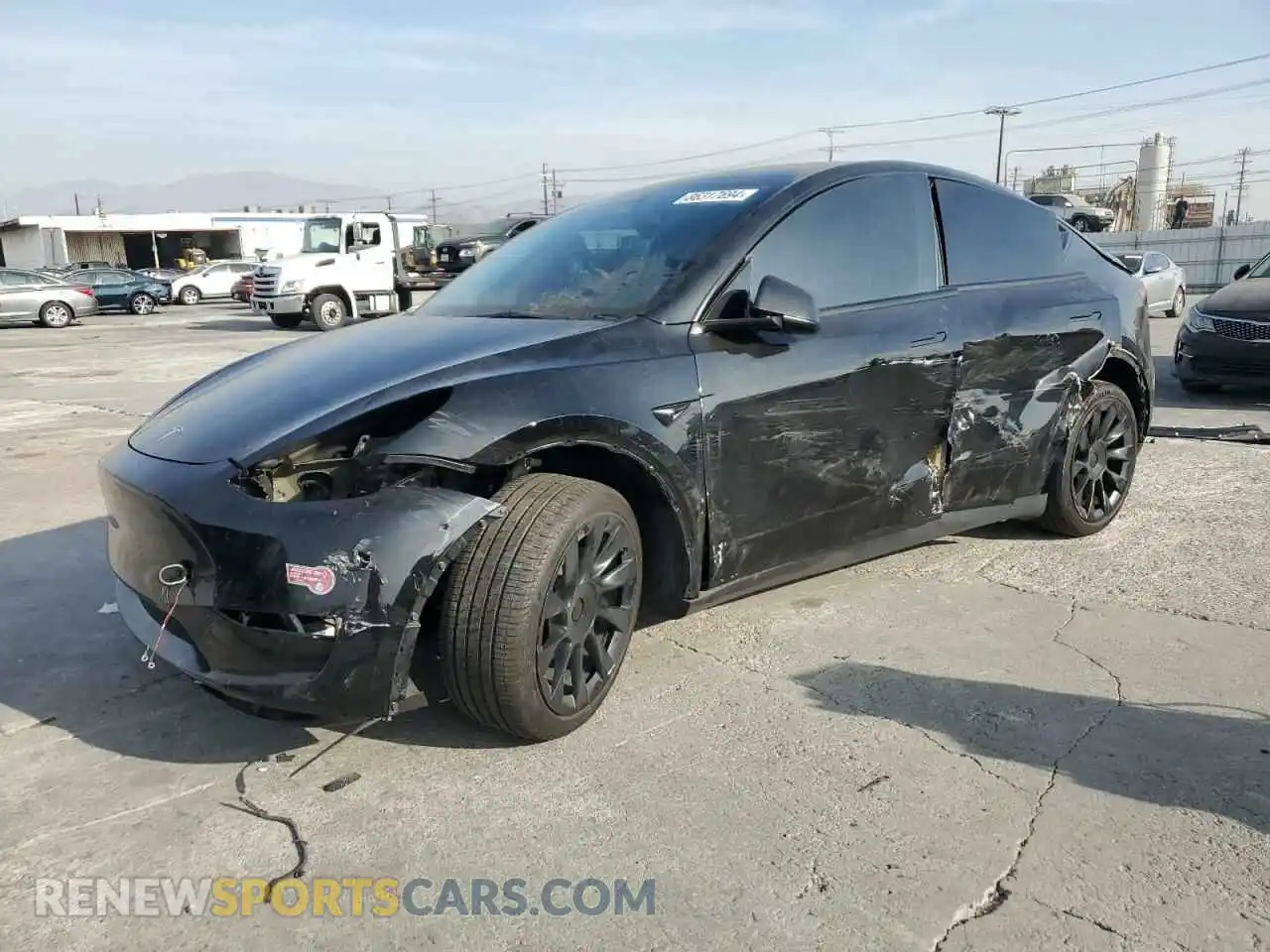 1 Photograph of a damaged car 7SAYGDEE1PF881834 TESLA MODEL Y 2023