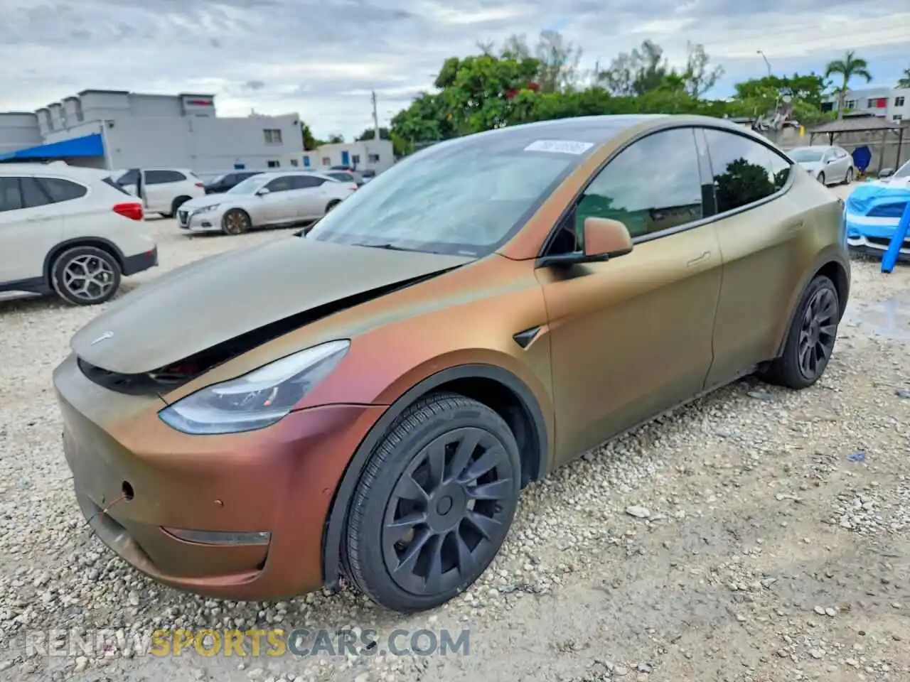 1 Photograph of a damaged car 7SAYGDEE1PF885169 TESLA MODEL Y 2023