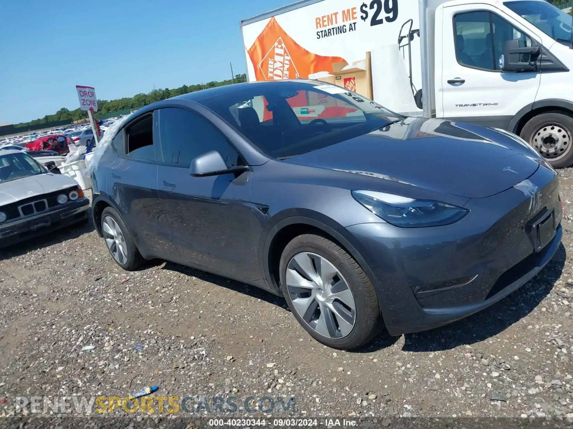 1 Photograph of a damaged car 7SAYGDEE1PF892686 TESLA MODEL Y 2023