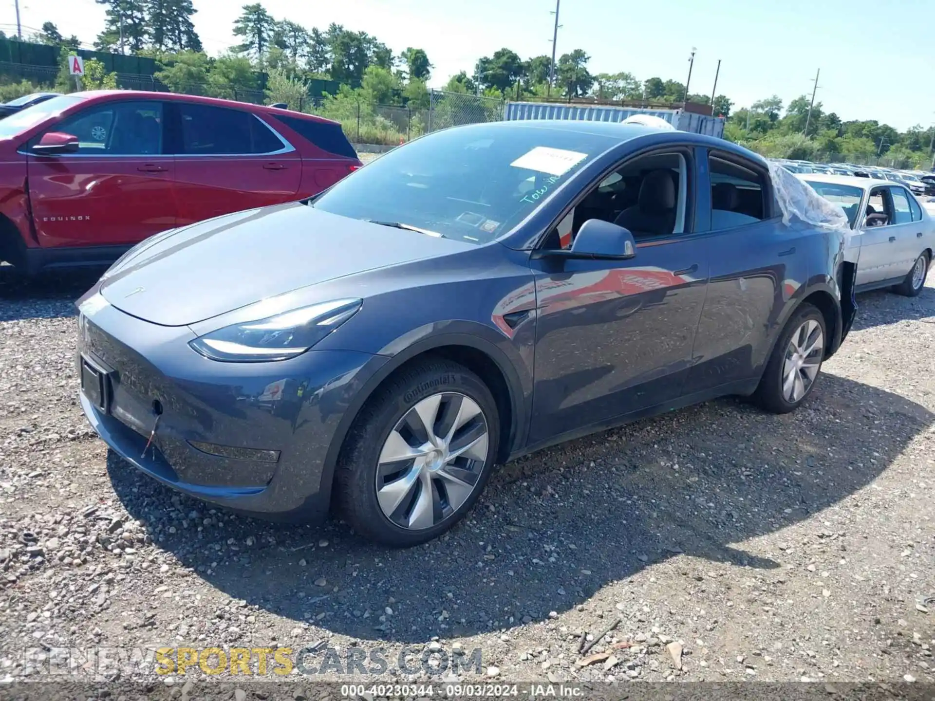 2 Photograph of a damaged car 7SAYGDEE1PF892686 TESLA MODEL Y 2023