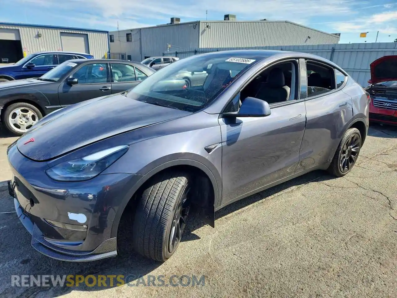 1 Photograph of a damaged car 7SAYGDEE1PF896737 TESLA MODEL Y 2023