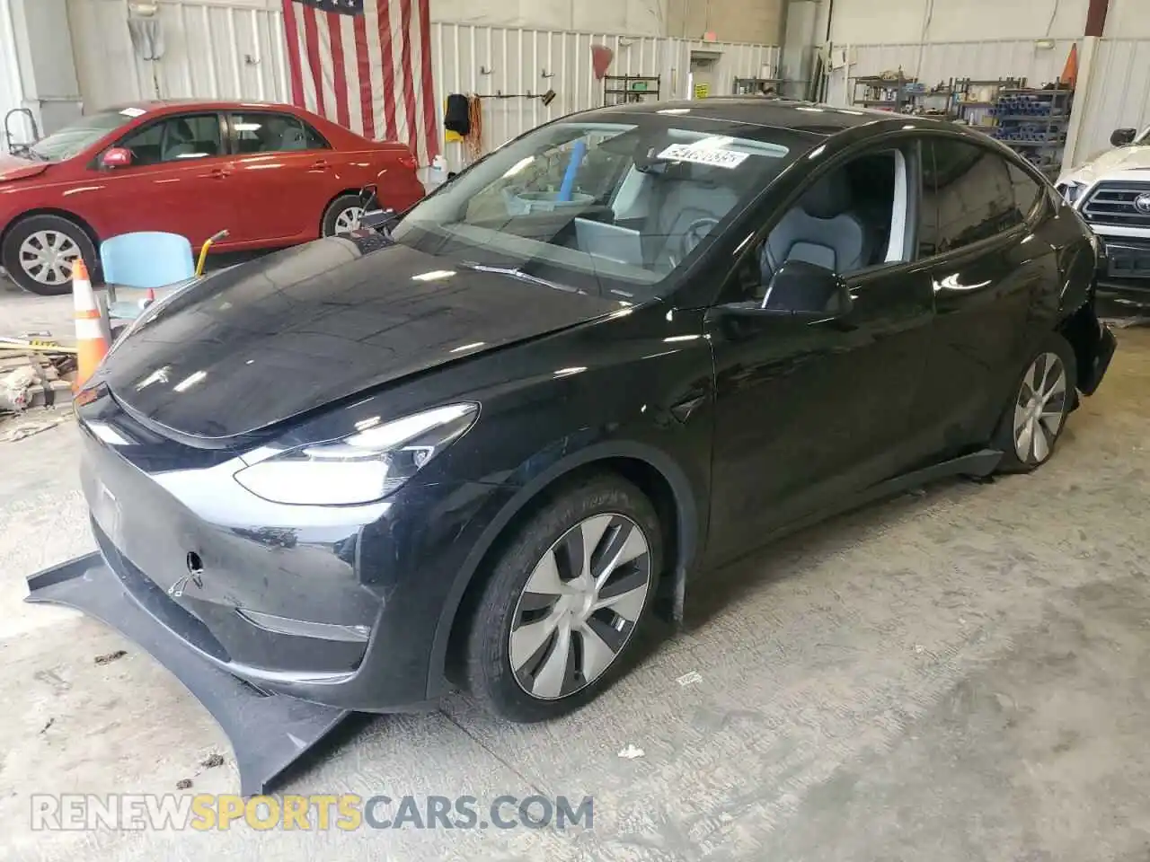 1 Photograph of a damaged car 7SAYGDEE1PF924245 TESLA MODEL Y 2023