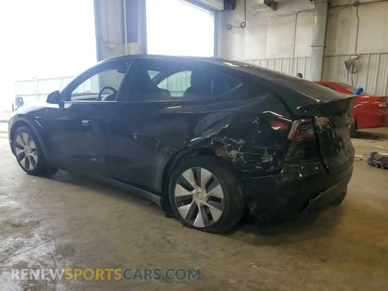 2 Photograph of a damaged car 7SAYGDEE1PF924245 TESLA MODEL Y 2023