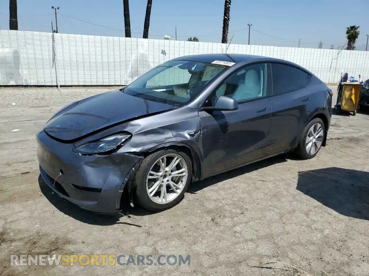 1 Photograph of a damaged car 7SAYGDEE1PF925931 TESLA MODEL Y 2023