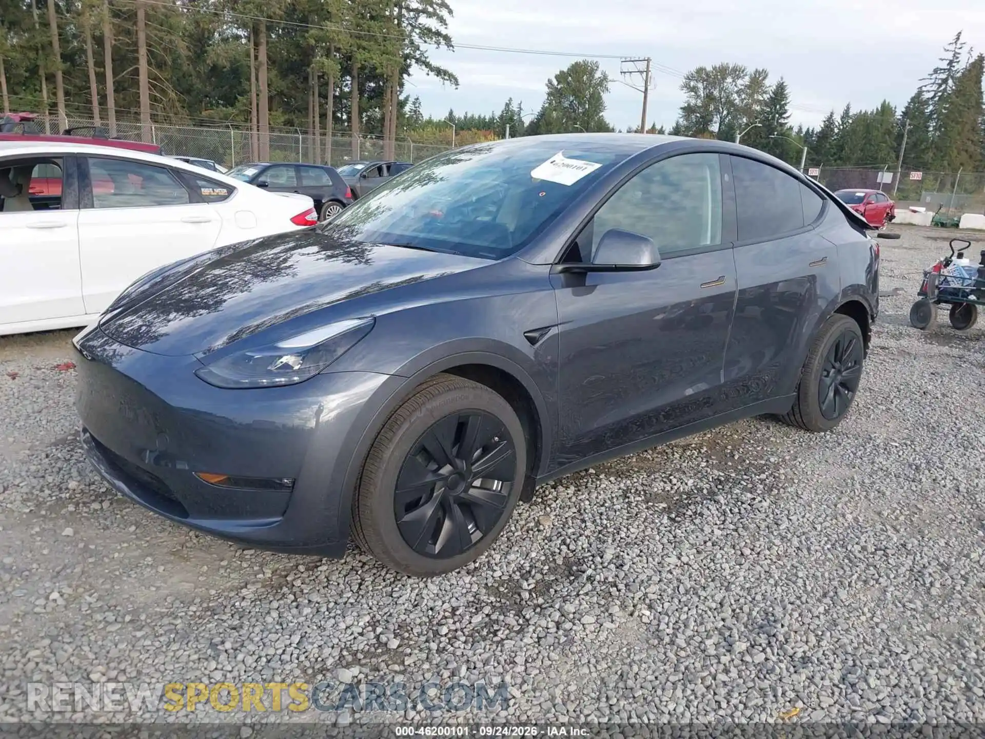 2 Photograph of a damaged car 7SAYGDEE1PF937951 TESLA MODEL Y 2023