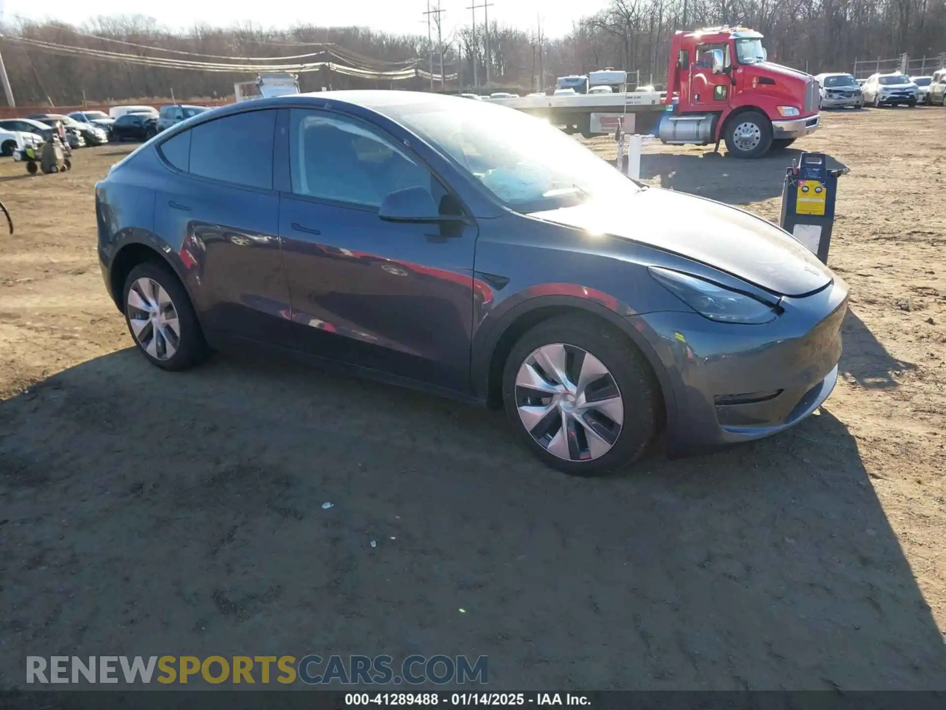 1 Photograph of a damaged car 7SAYGDEE1PF945600 TESLA MODEL Y 2023