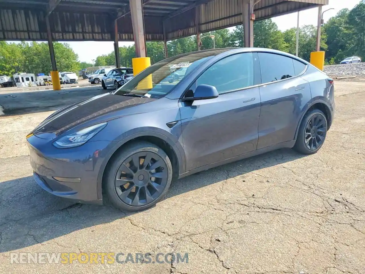 1 Photograph of a damaged car 7SAYGDEE2PA027741 TESLA MODEL Y 2023