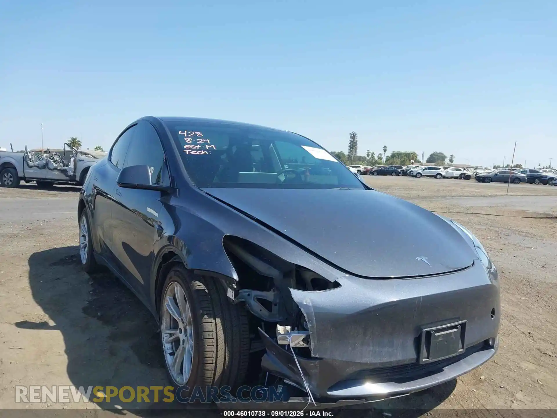 1 fotografías del automóvil dañado 7SAYGDEE2PA036696 TESLA MODEL Y 2023