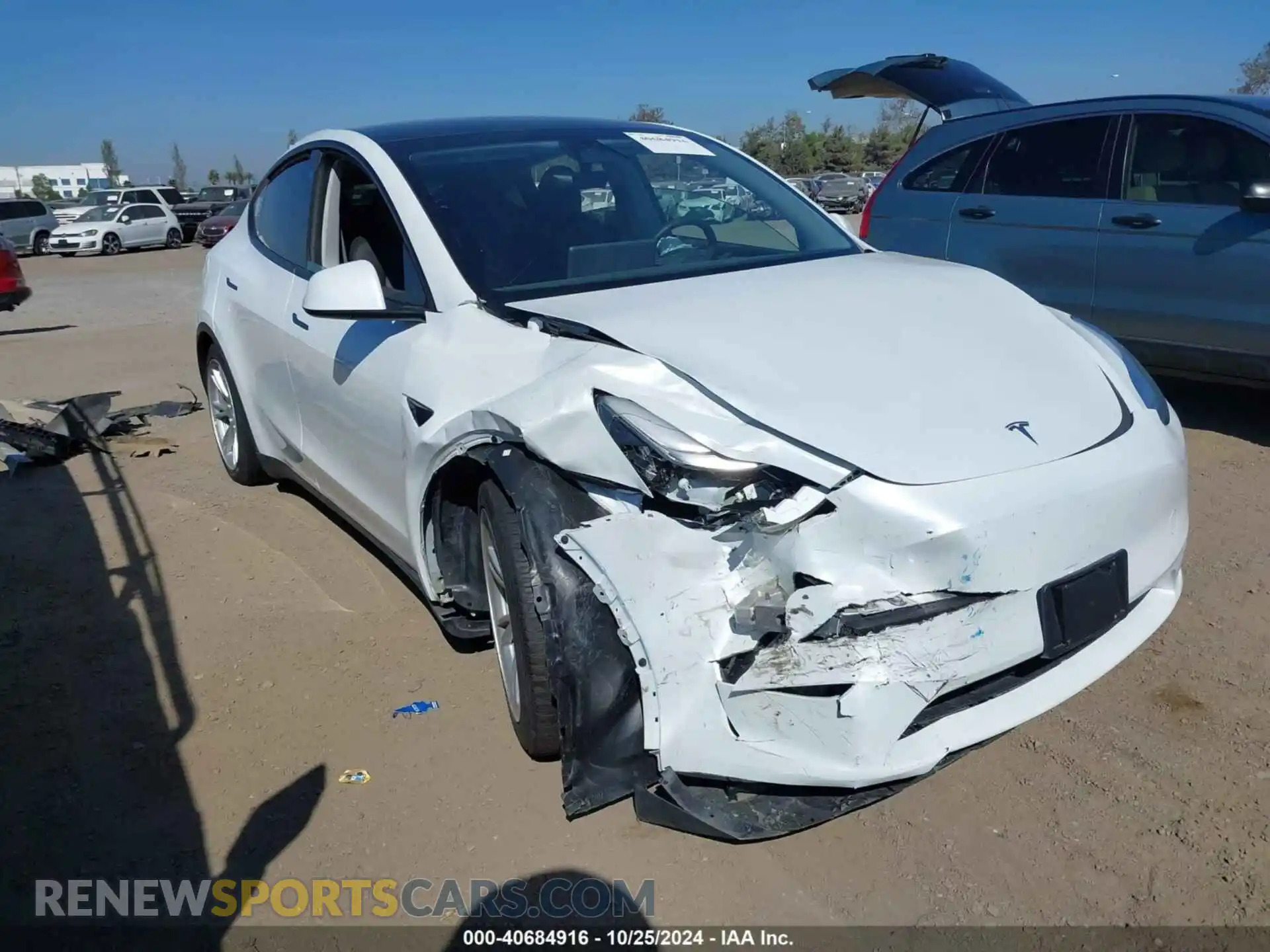 1 Photograph of a damaged car 7SAYGDEE2PA043549 TESLA MODEL Y 2023