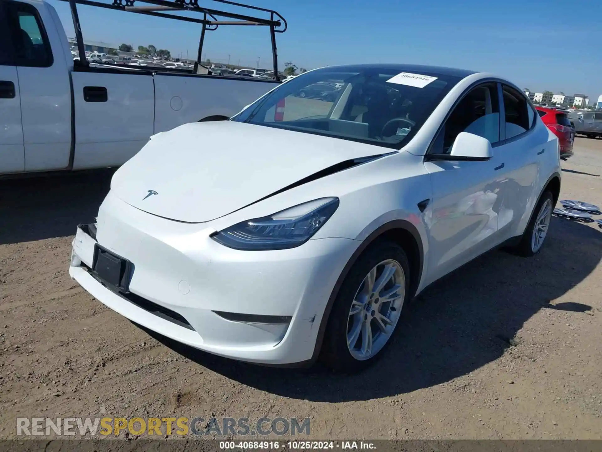 2 Photograph of a damaged car 7SAYGDEE2PA043549 TESLA MODEL Y 2023