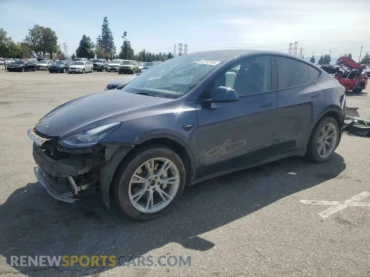 1 Photograph of a damaged car 7SAYGDEE2PA045625 TESLA MODEL Y 2023
