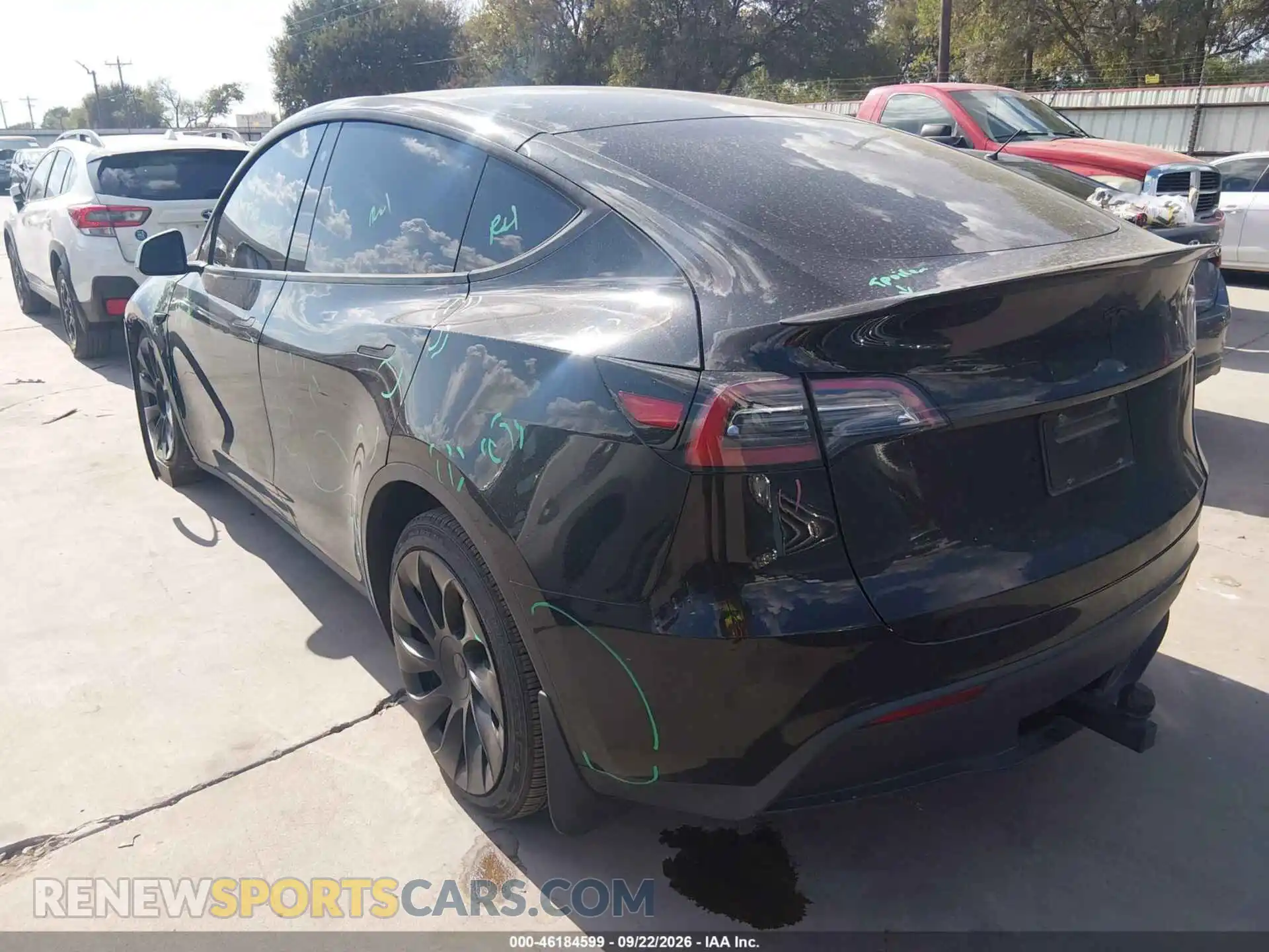 3 fotografías del automóvil dañado 7SAYGDEE2PA057905 TESLA MODEL Y 2023