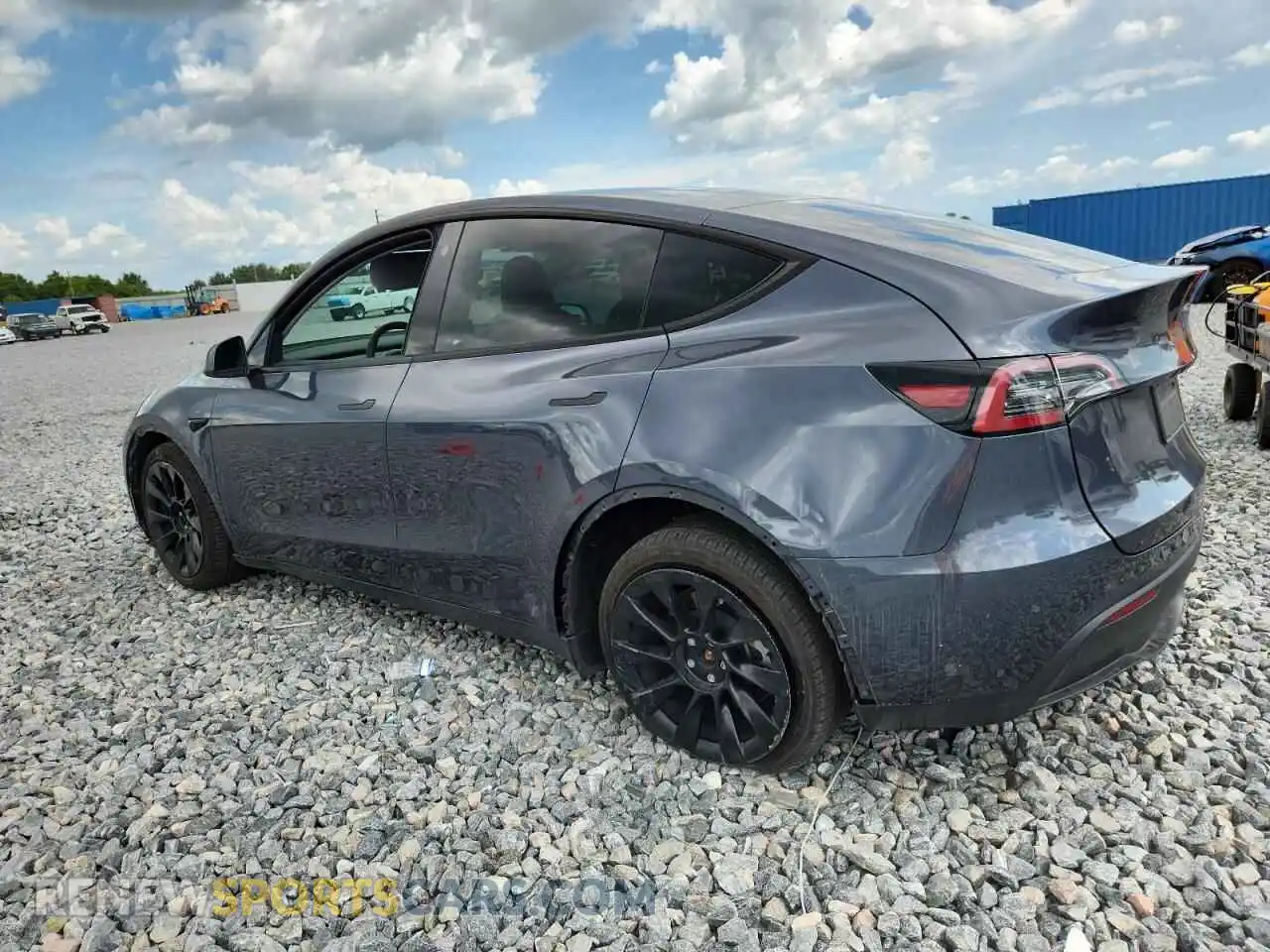 2 fotografías del automóvil dañado 7SAYGDEE2PA058214 TESLA MODEL Y 2023