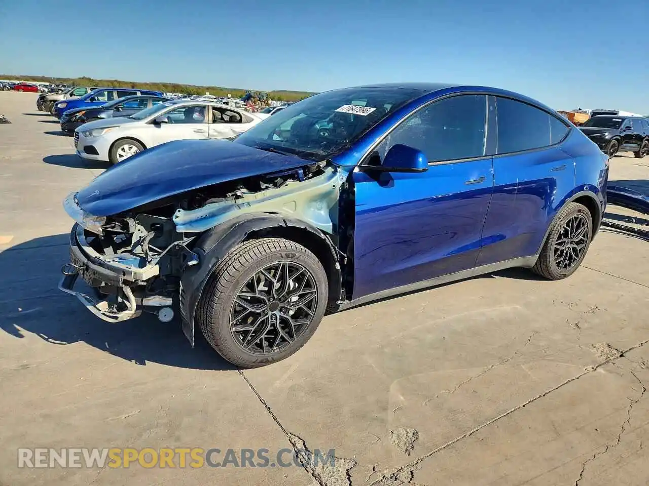 1 Фотография поврежденного автомобиля 7SAYGDEE2PA063963 TESLA MODEL Y 2023
