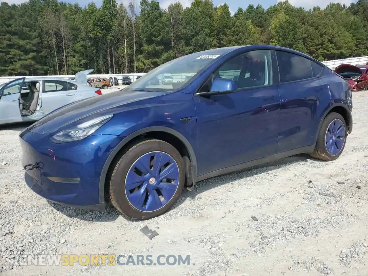 1 Photograph of a damaged car 7SAYGDEE2PA068886 TESLA MODEL Y 2023
