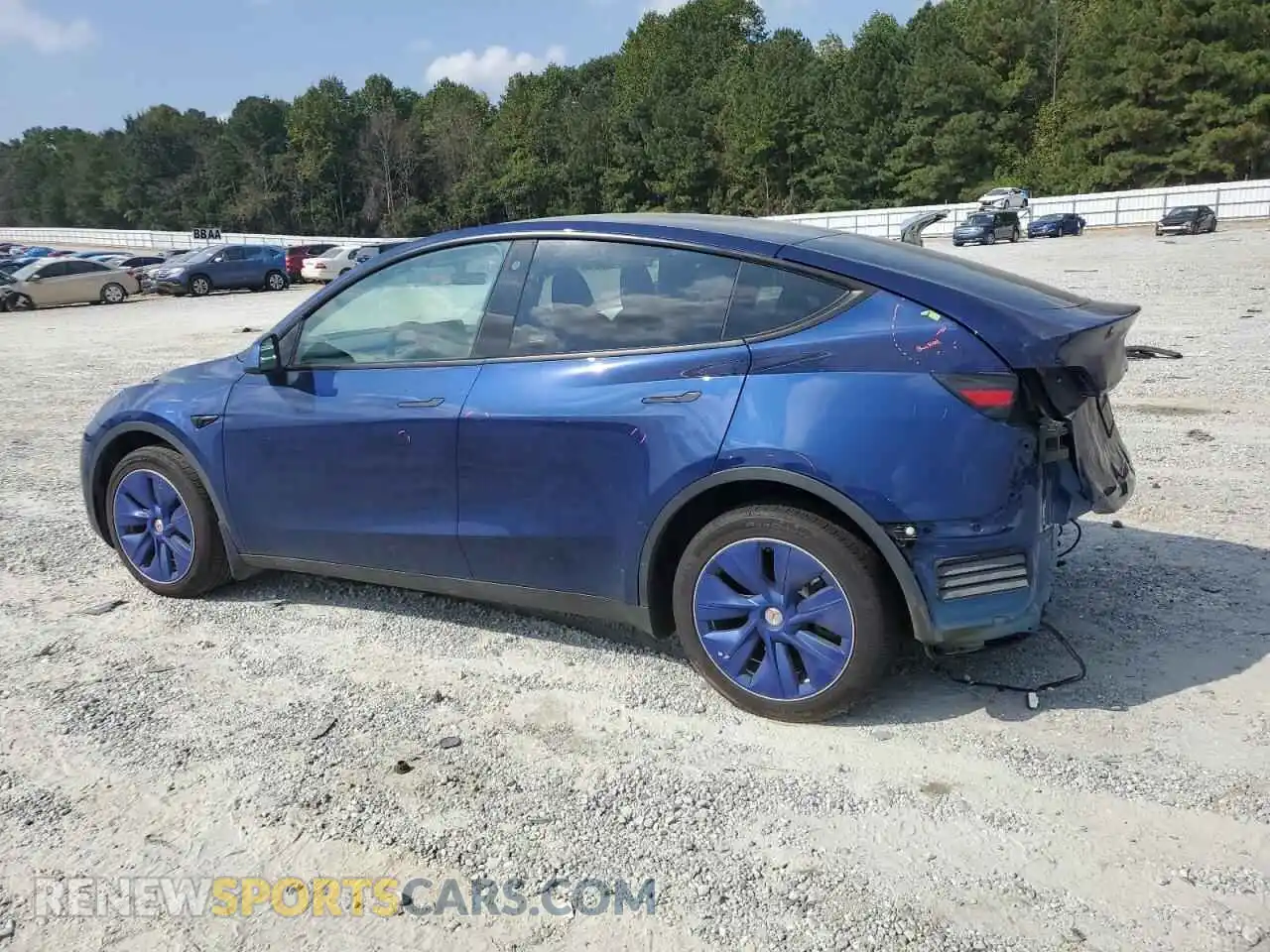 2 Photograph of a damaged car 7SAYGDEE2PA068886 TESLA MODEL Y 2023