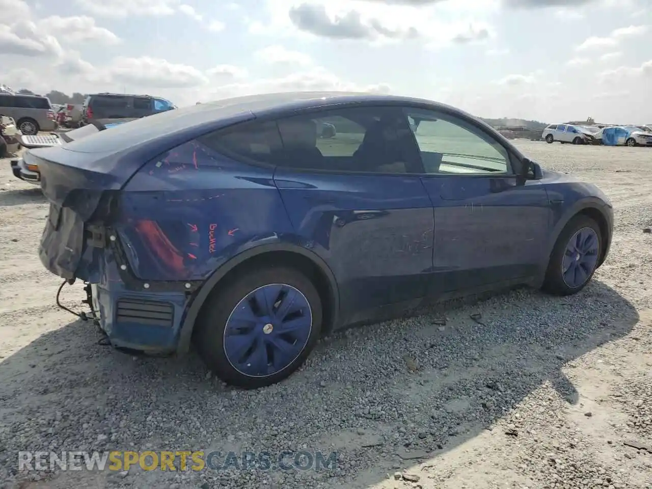 3 Photograph of a damaged car 7SAYGDEE2PA068886 TESLA MODEL Y 2023