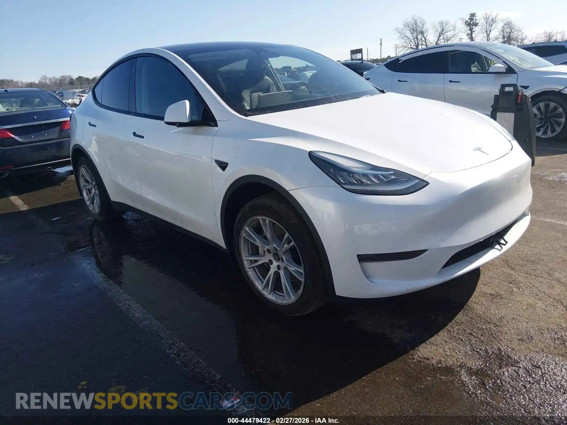 1 Photograph of a damaged car 7SAYGDEE2PA078527 TESLA MODEL Y 2023