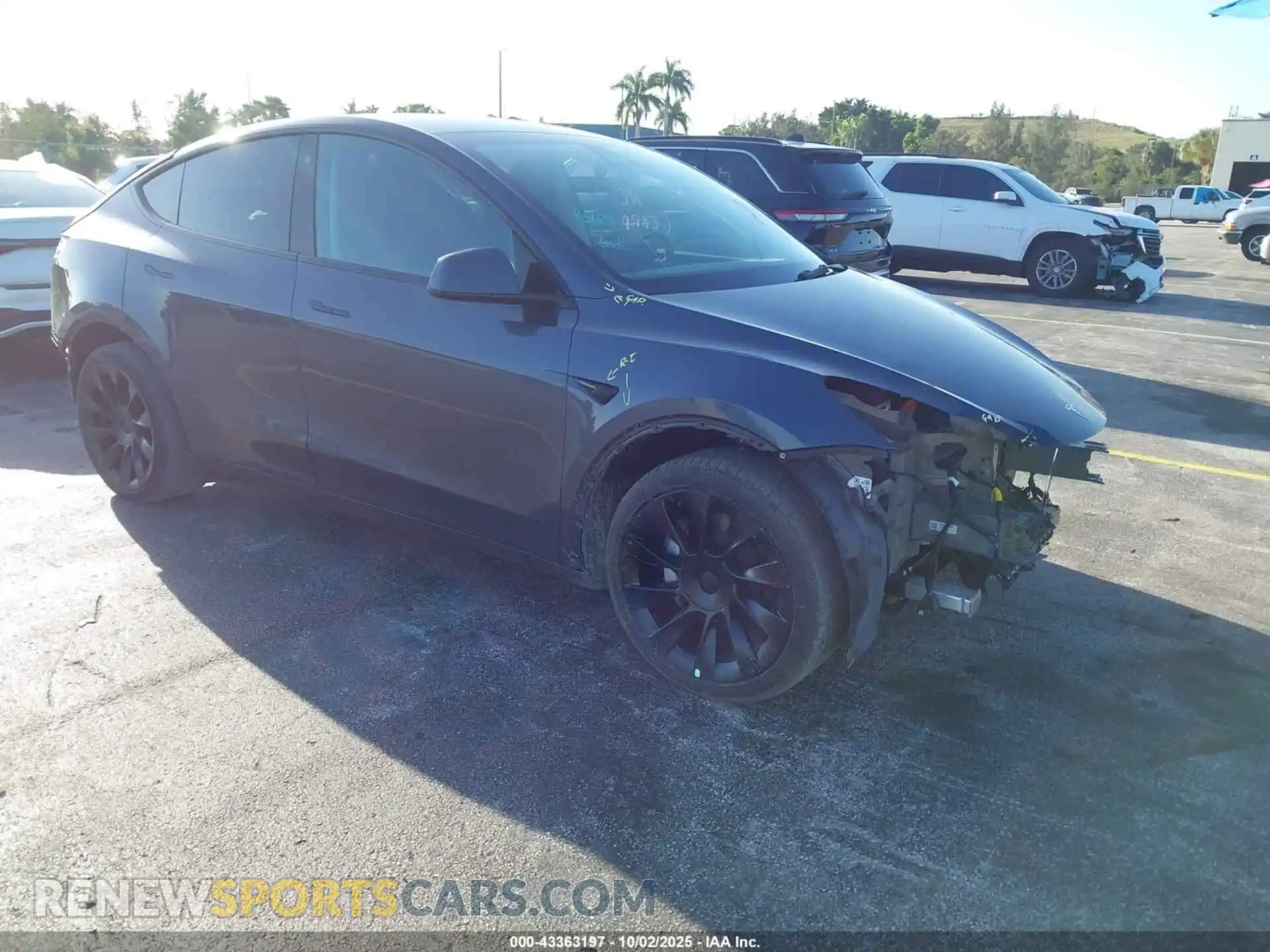 1 Photograph of a damaged car 7SAYGDEE2PA090497 TESLA MODEL Y 2023