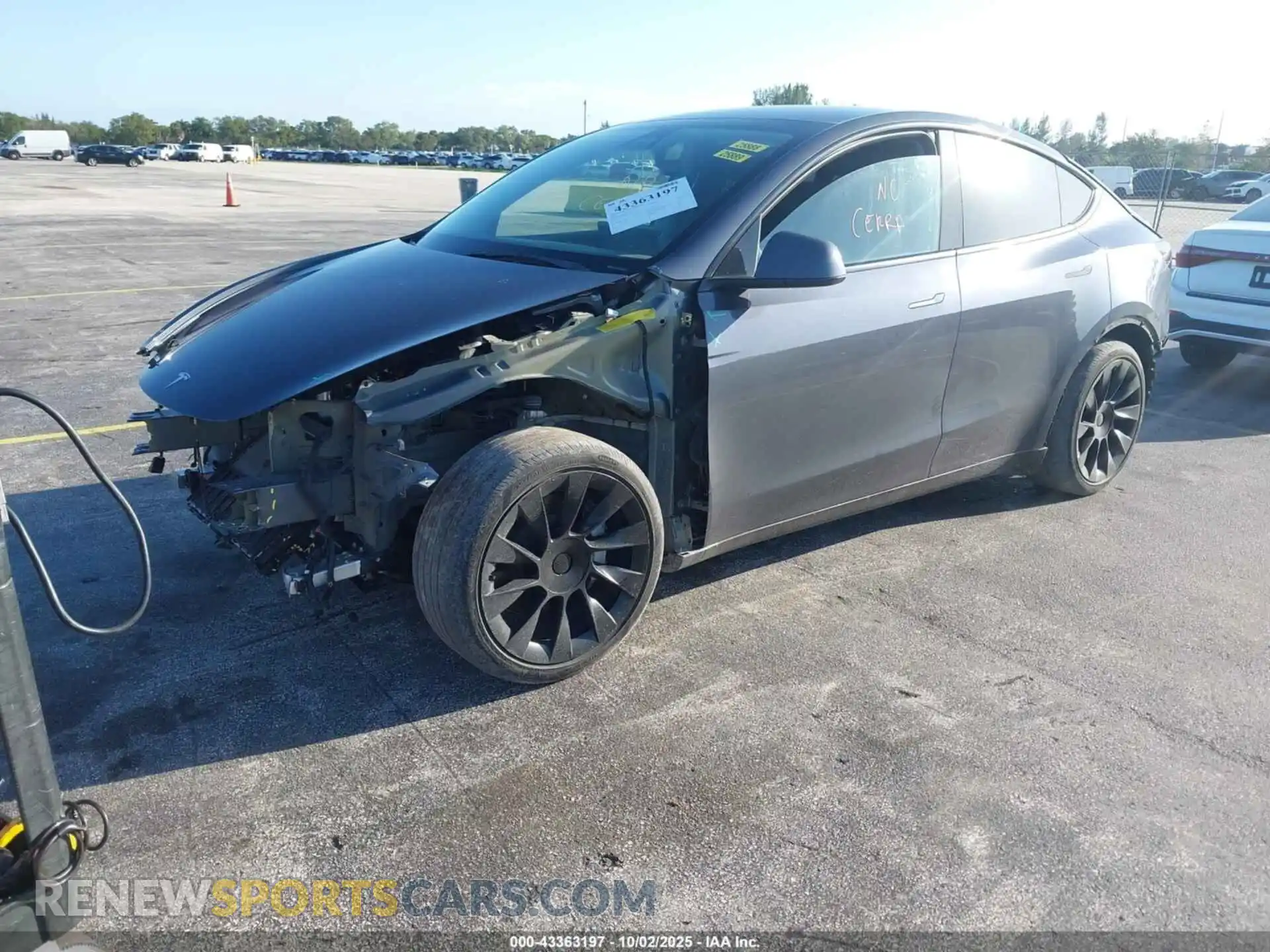 2 Photograph of a damaged car 7SAYGDEE2PA090497 TESLA MODEL Y 2023