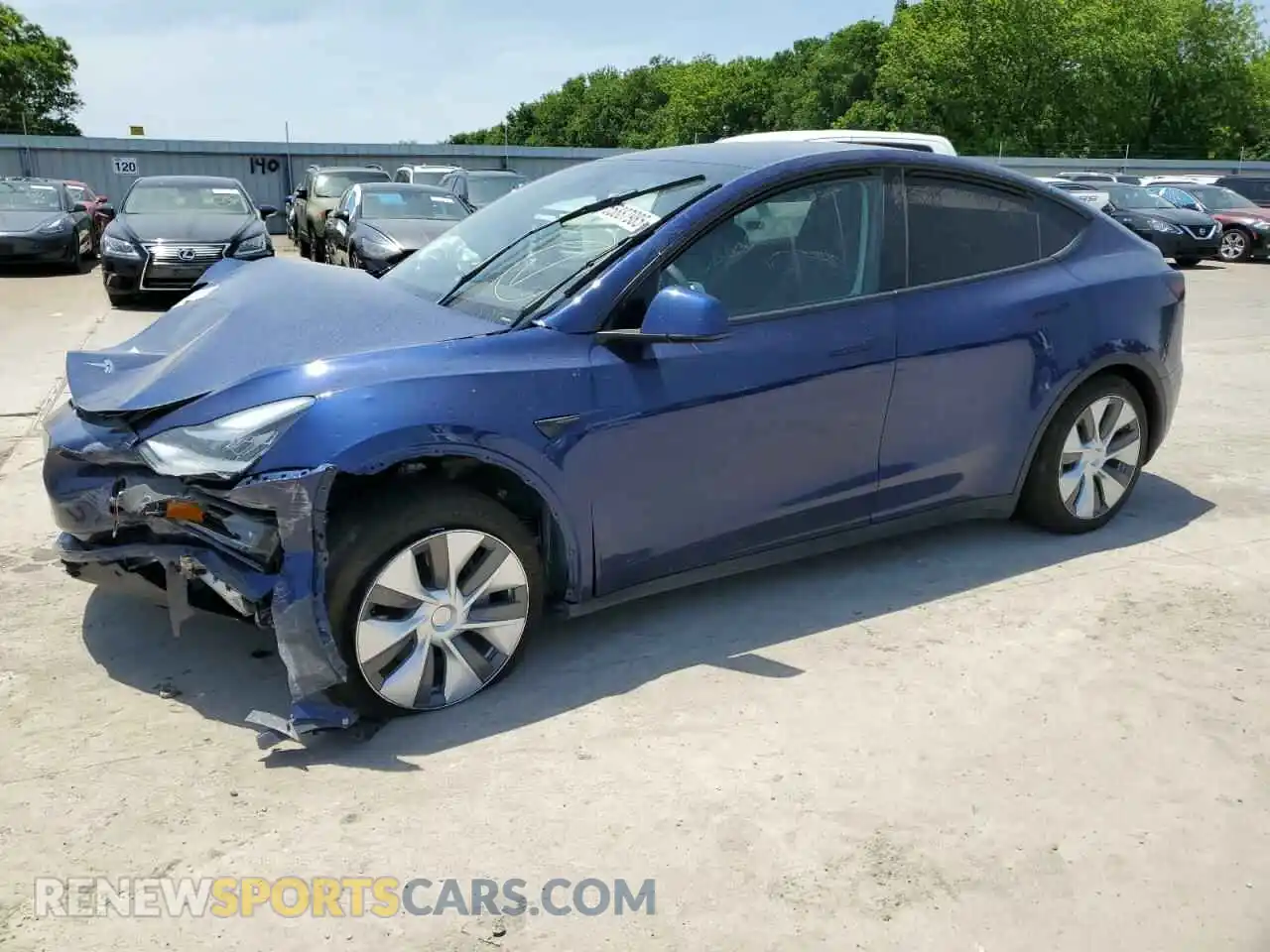 1 Photograph of a damaged car 7SAYGDEE2PA097045 TESLA MODEL Y 2023