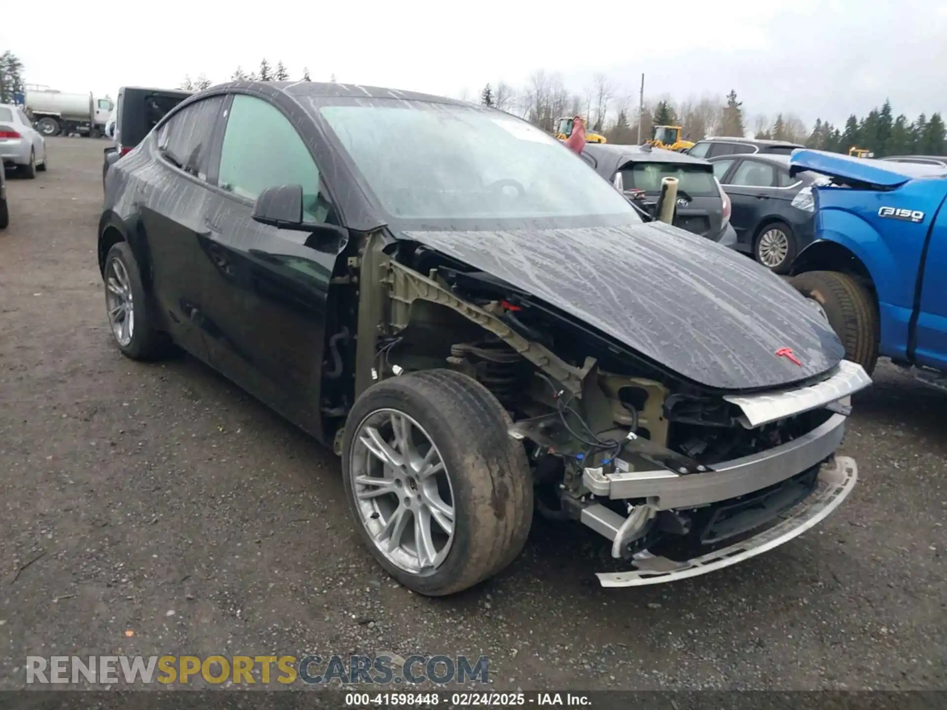 1 Фотография поврежденного автомобиля 7SAYGDEE2PA104799 TESLA MODEL Y 2023