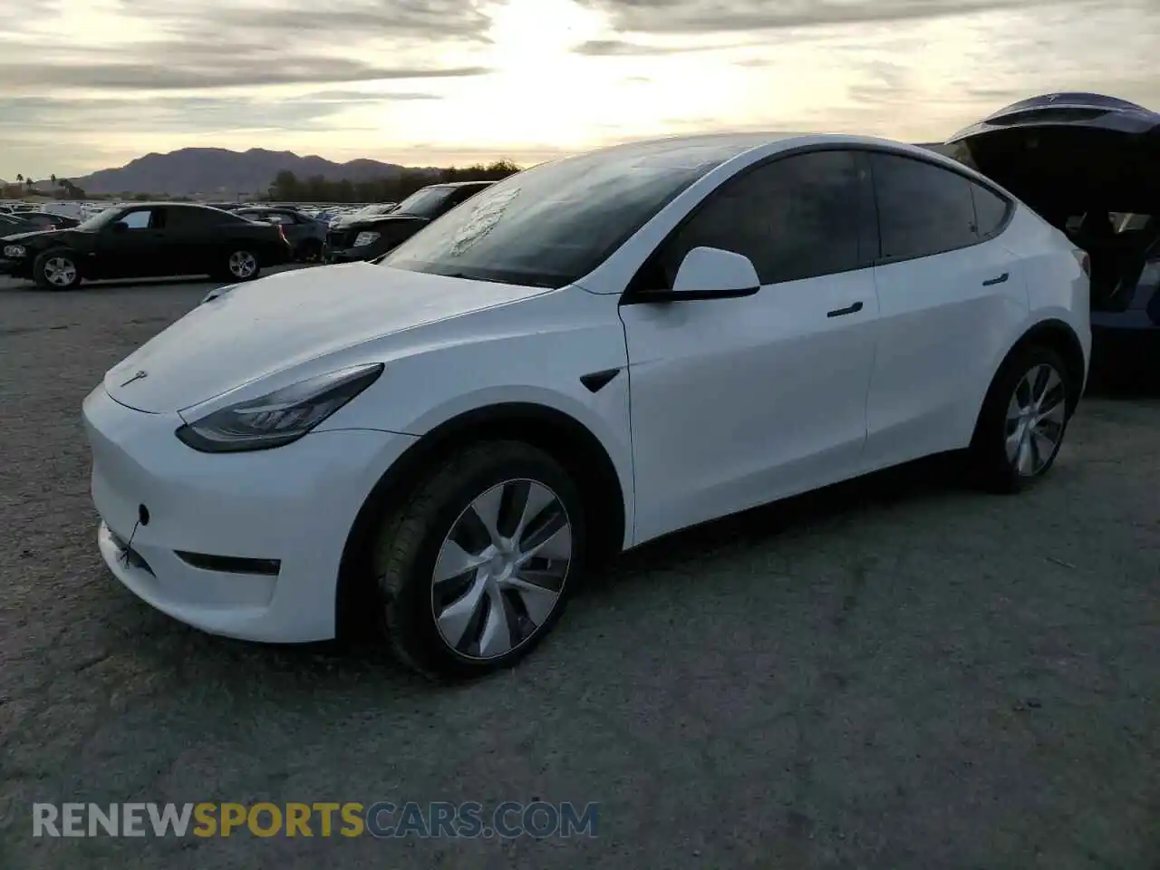 1 Photograph of a damaged car 7SAYGDEE2PA113549 TESLA MODEL Y 2023