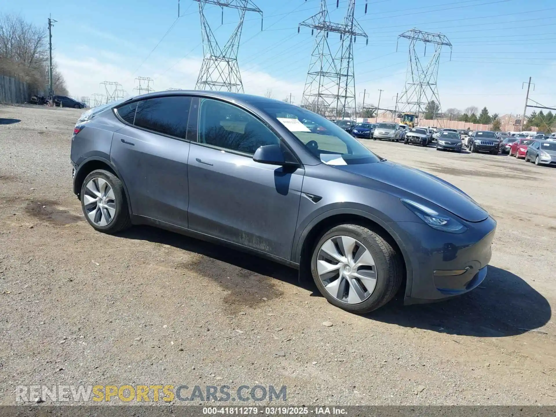 1 Photograph of a damaged car 7SAYGDEE2PA120694 TESLA MODEL Y 2023
