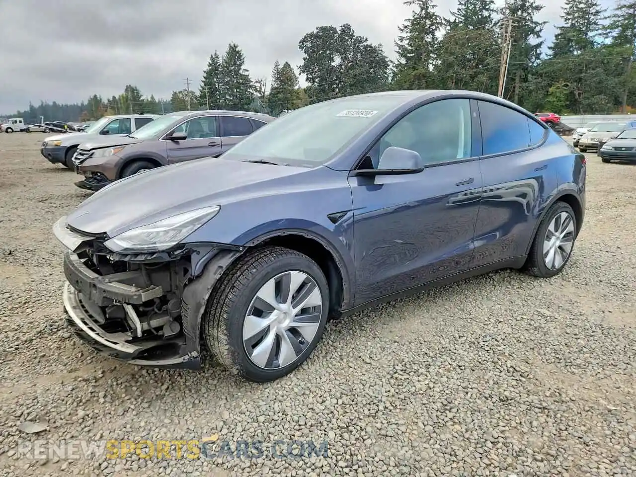 1 fotografías del automóvil dañado 7SAYGDEE2PA120856 TESLA MODEL Y 2023