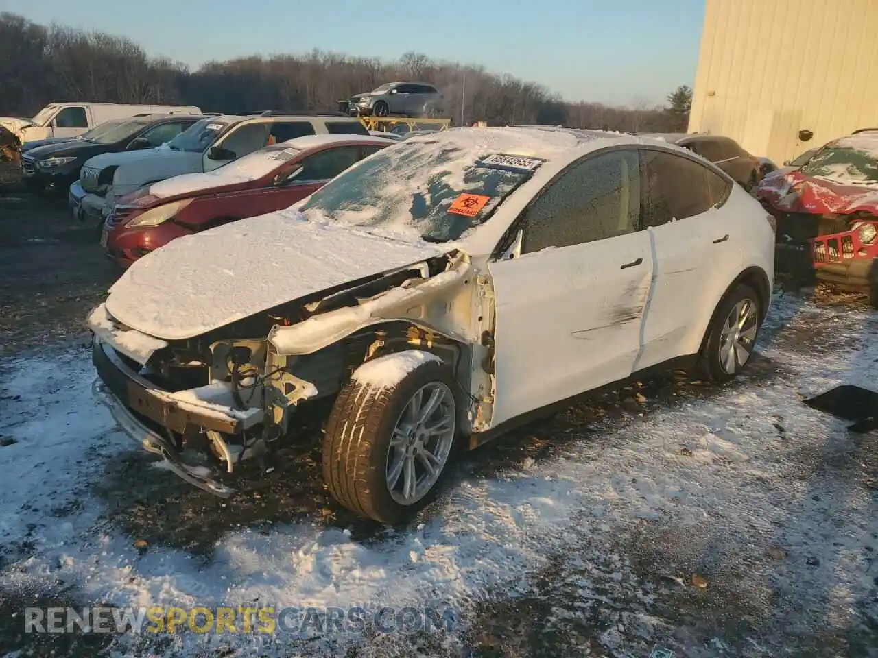 1 Photograph of a damaged car 7SAYGDEE2PA121358 TESLA MODEL Y 2023