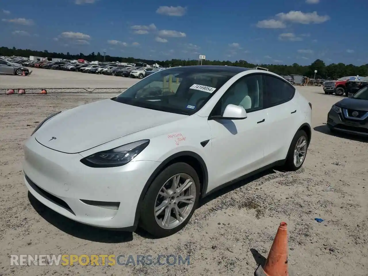 1 Photograph of a damaged car 7SAYGDEE2PA130903 TESLA MODEL Y 2023